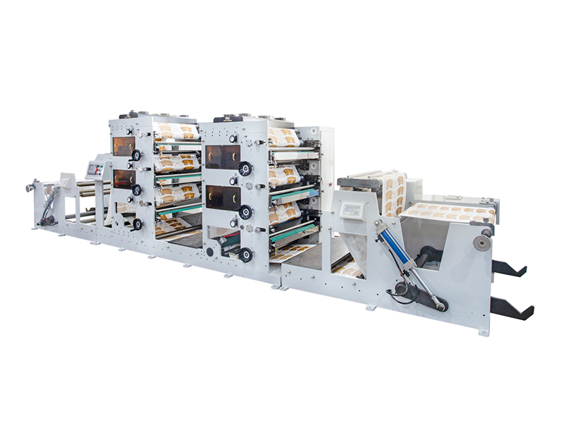Flexographic Printing Machines-GTFS-650 Double Tower 6 Colors Flexo Printing Machine