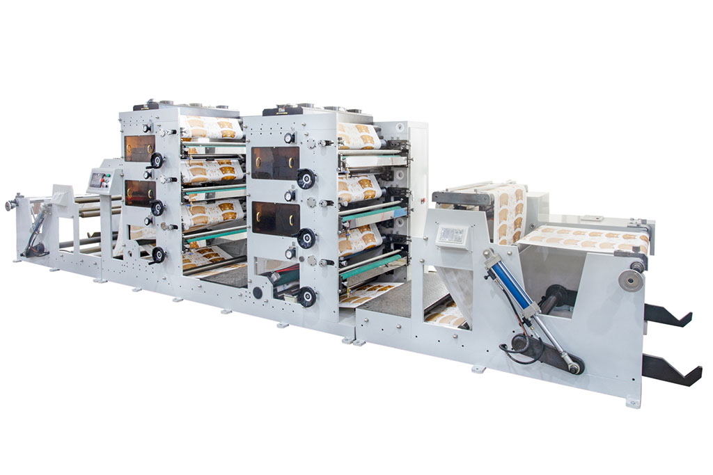 alt="GTFS-650 Double Tower 6 Colors Flexo Printing Machine"