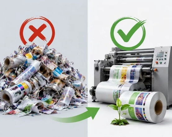 Reducing print waste in flexo printing production