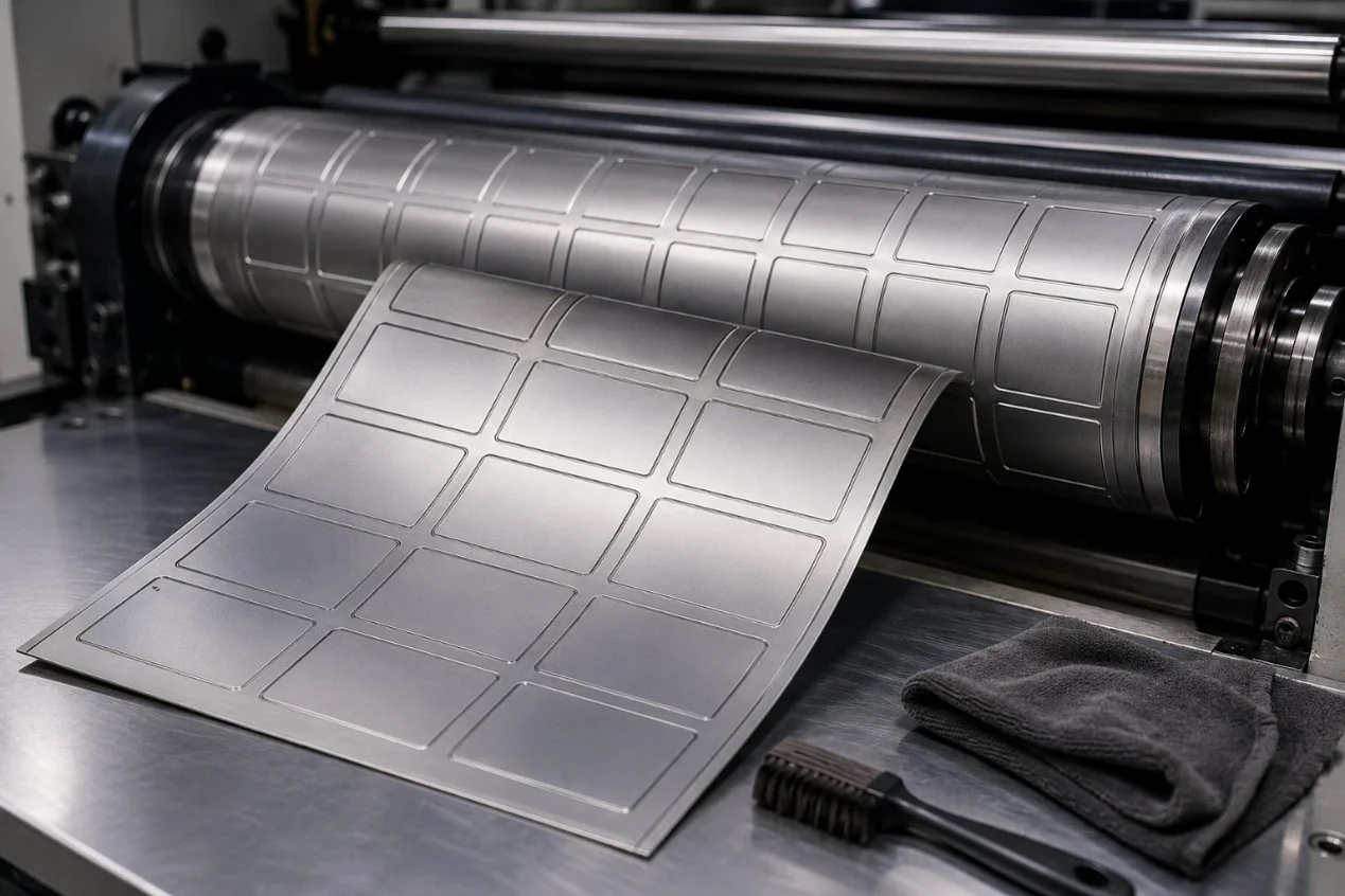 Die cutting blade maintenance for consistent cutting quality