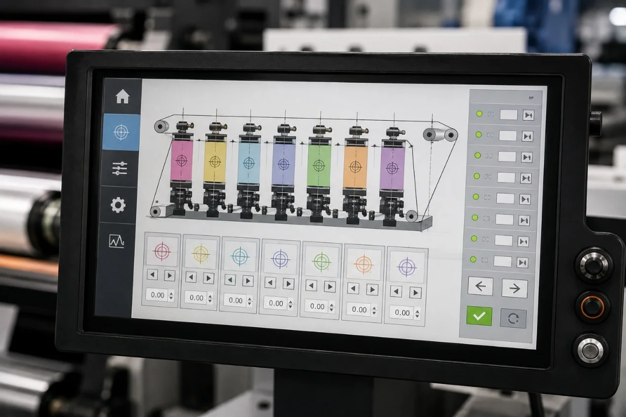 Flexo plate mounting registration alignment using a camera mounting machine
